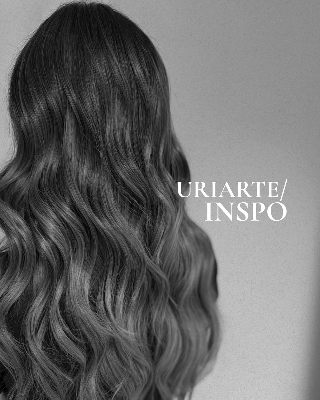 Melena con ondas, fotografía editorial en blanco y negro